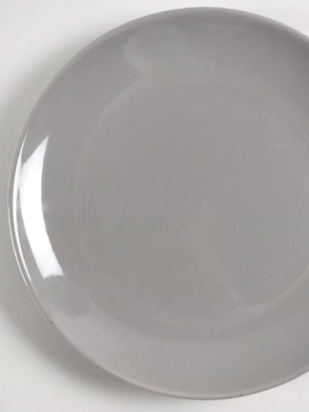 Everyday Gray Stoneware Salad Plate Set, 4-piece